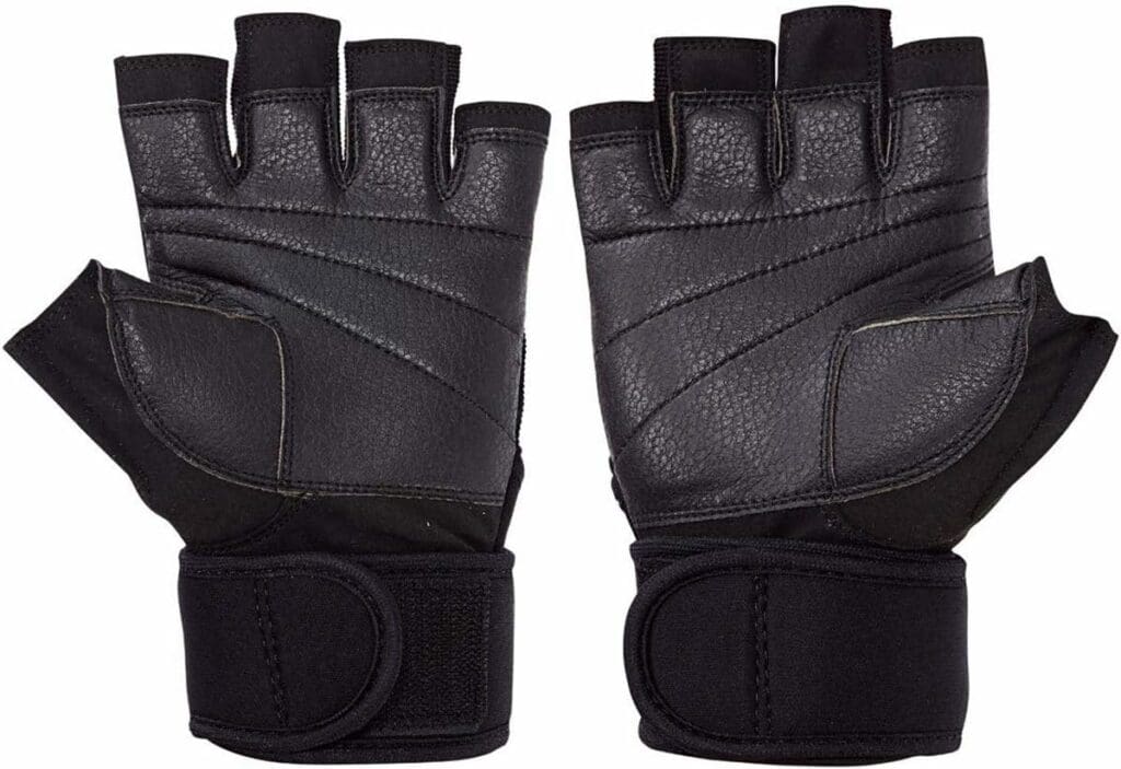 Schiek Sports 530 Platinum Lifting Gloves - Wrist Wrap Non Slip Exercise Gloves