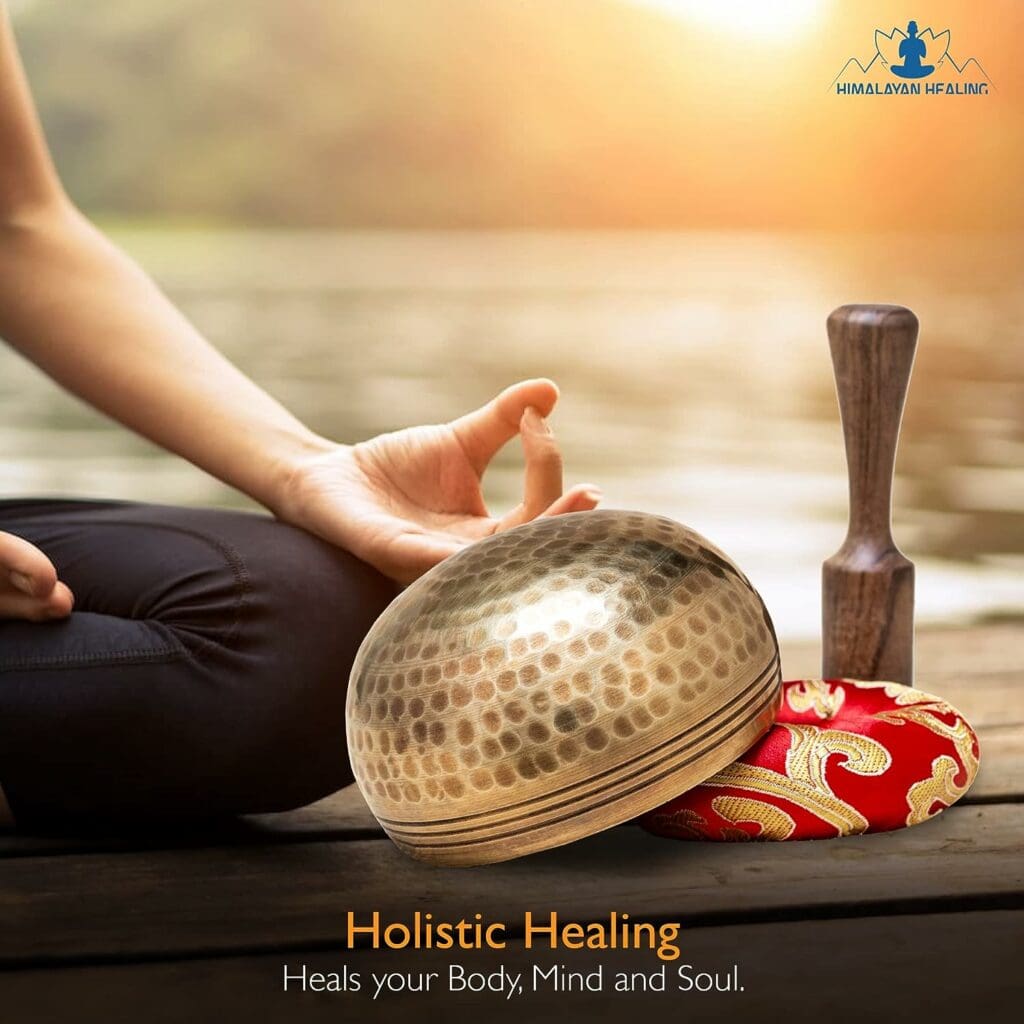 Tibetan Singing Bowls Set~ Meditation Sound Bowl hand Hammered in Nepal For Yoga, Meditation, Mindfulness, Healing Chakra balancing~ (3 inch)