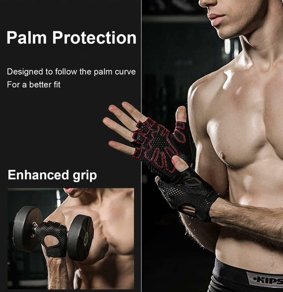 Workout Gloves for Women  Men, Gym Gloves Weight Lifting Gloves for Men, Mens Workout Gloves Fitness Gloves